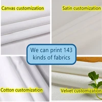 customized fabric digital printed cotton velvet chiffon canvas printing customized sewing fabric factory shop