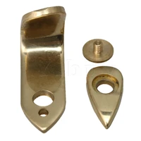 yibuy metal gold saxophone thumb hook rests support thumb cushion protector kit set for saxophone parts accessory