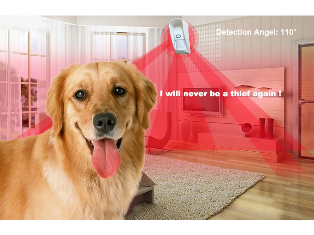 Outdoor Waterproof Wireless PIR Sensor 433Mhz Infrared Motion Detector Pet Immune For Anti-Pet Home Security Alarm System | Обустройство