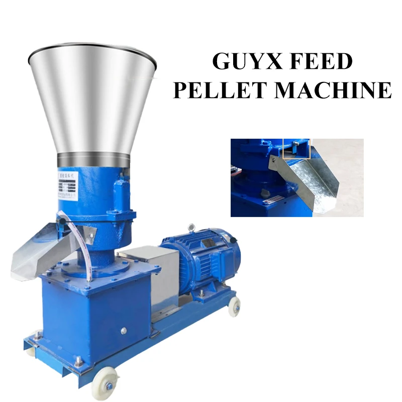 

220V/ 380V Pellet Mill Multi-function Feed Food Pellet Making Machine Household Animal Feed Granulator 150-250kg/h