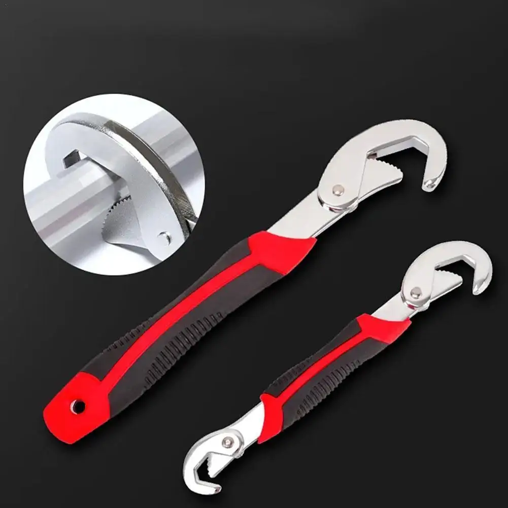 

1PC Universal 9-32mm Adjustable Wrench Hand Tool Multi-Function Bicycle Grip Supplies Quick Wrenchs Snap Soft Repair Car Sp Y2I7