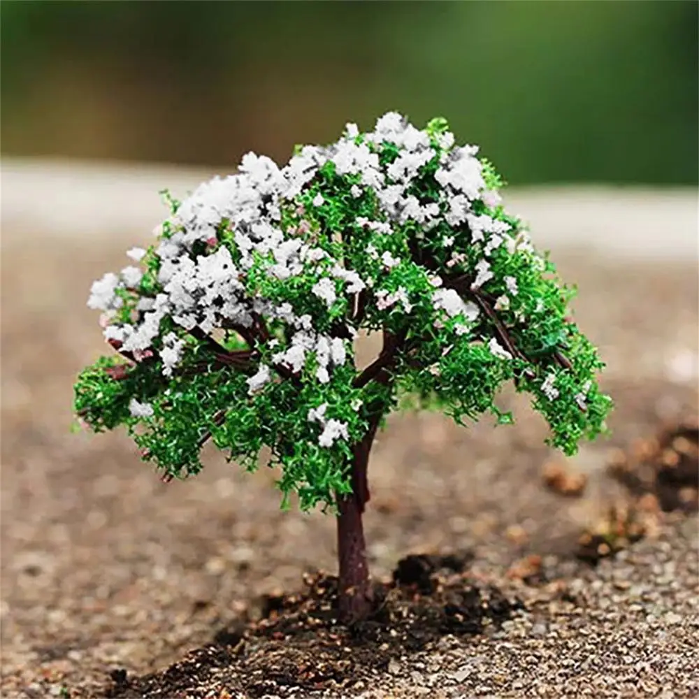 

1Pc Lifelikes Plastic Fake Artificial High Quality Sinica Plant Flower Bonsai for Garden Park Christmas Decor