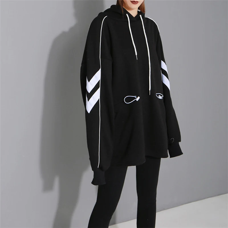 Осенняя и зимняя Корейская версия толстовки модные повседневные топы с круглым