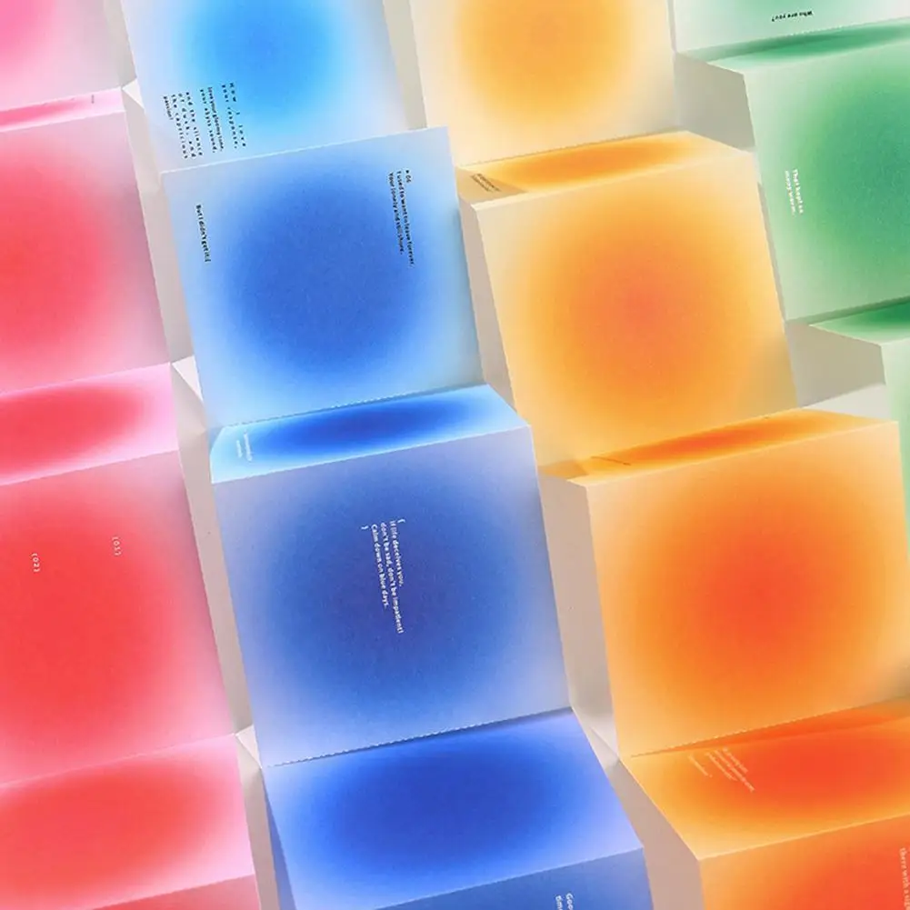 

Creative 4 Styles Specialty Paper Folding Notes Hand Stickers Source Account Material Scrapbooking A1J8