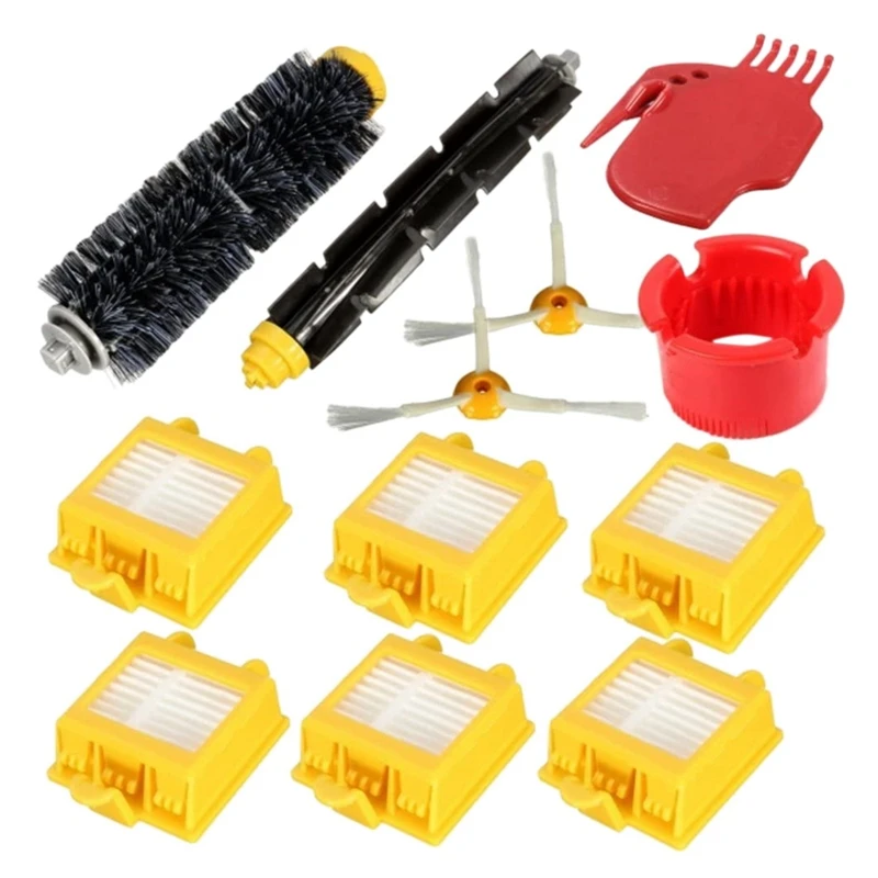 

HEPA фильтры ролик кисти набор для замены комплекта для IRobot Roomba 700 серии 760 770 780 790 Пылесос аксессуары 12 шт.