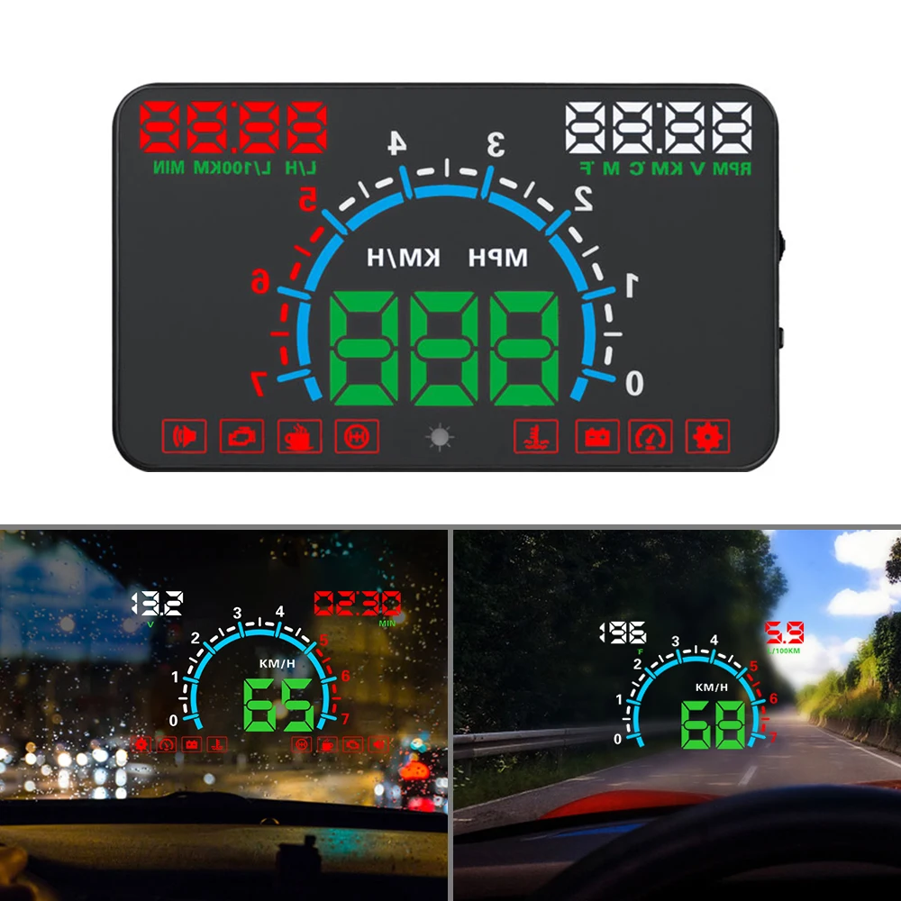 Новый E350 OBD2 автомобильный дисплей 5 8-дюймовый экран и воспроизведение