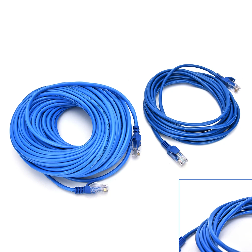 

Hot RJ45 Ethernet Cable 5M 10M for Cat5e Cat5 Internet Network Patch LAN Cable Cord for PC Computer Cables