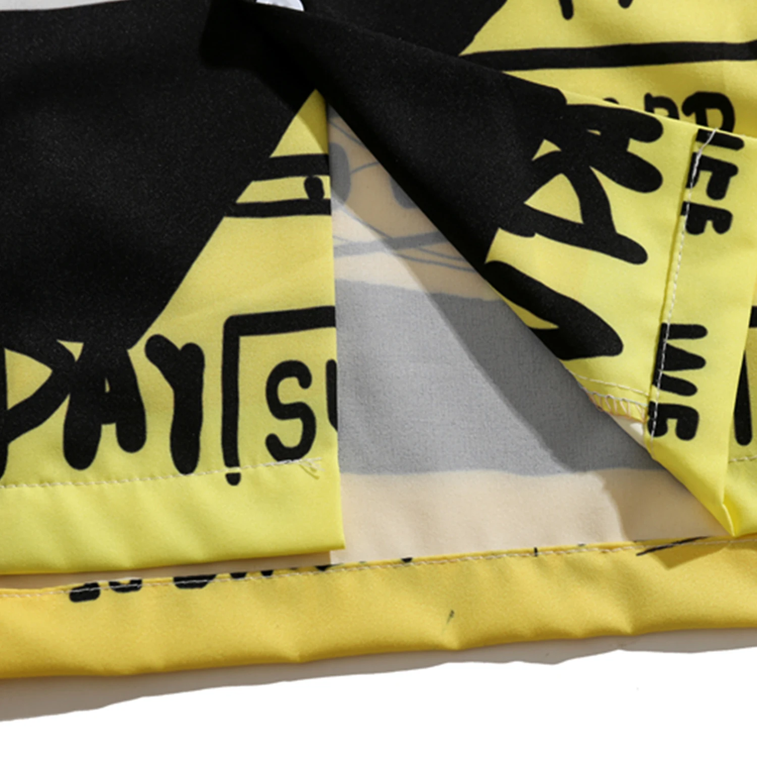 

Hip Hop Color Clock Letter Graffiti Mens Shirts 2021 Fashion Harajuku Streetwear Outwear Casual Cotton Long Sleeve