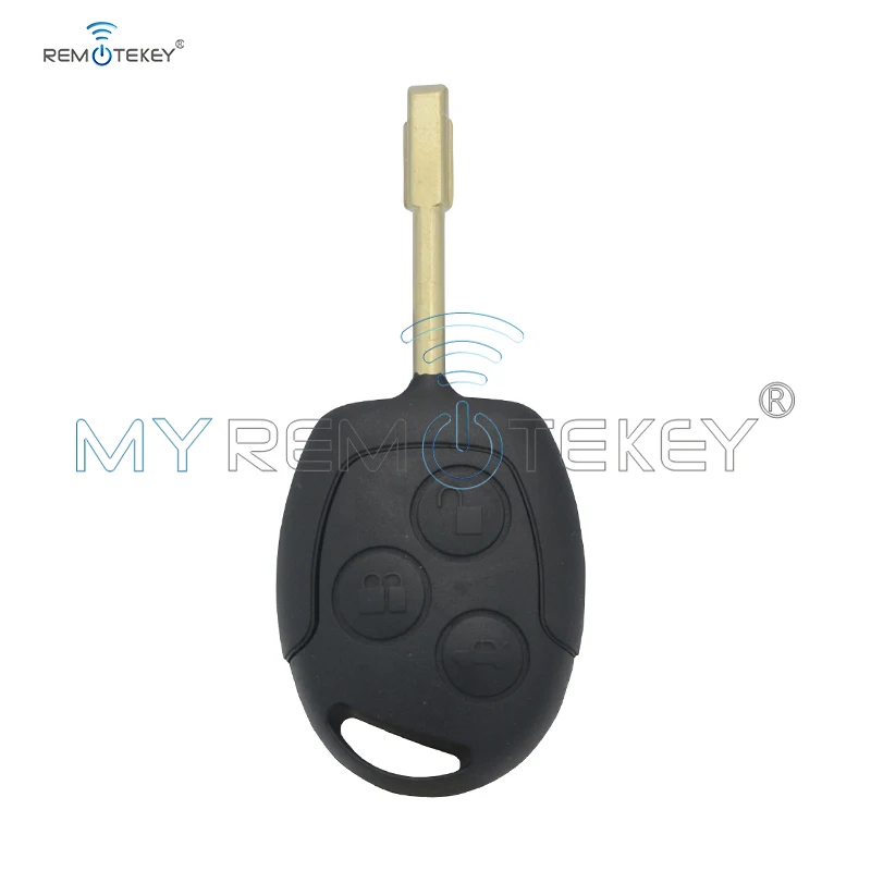 Remtekey дистанционный ключ оболочки FO21 лезвие 3 кнопки для Ford Mondeo Fiesta C-max 2004 2005 2006 2007 2008 2009 2010 2011 2012