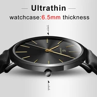 6 5mm ultra thin dial watch mens fashion watches simple business men quartz wristwatches roman male clock relogio masculino