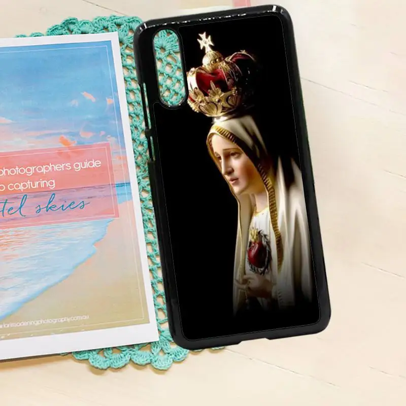 

Bless Virgin Mary retro art Phone Case PC for iPhone 11 12 pro XS MAX 8 7 6 6S Plus X 5S SE 2020 XR