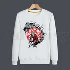 Аниме, цельнометаллический алхимик, Эдвард Элрик, японская манга, хип-хоп мужские толстовки с круглым вырезом, мужские толстовки, свитшот, трендовая мужская одежда с принтом