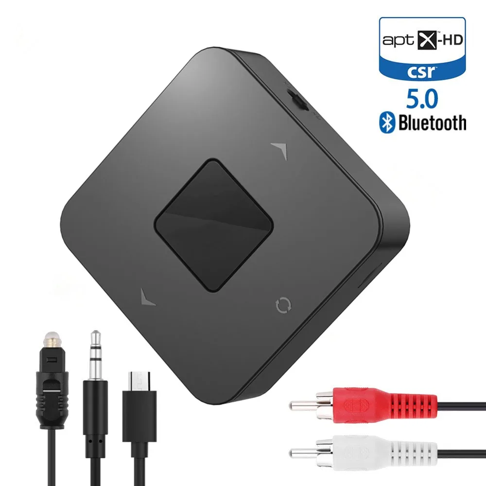 Bluetooth 5 0 Aptx LL низкая задержка 3 мм AUX RCA SPDIF оптический аудио передатчик приемник