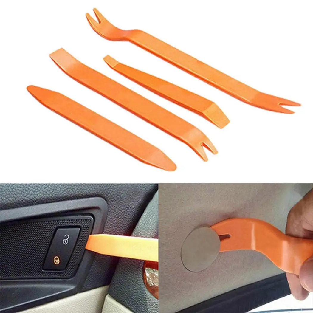 

4PCS Car Audio Door Removal Tool for Volkswagen VW Polo Passat B5 B6 CC GOLF 4 5 6 Bora Tiguan Peugeot Auto Car Accessories