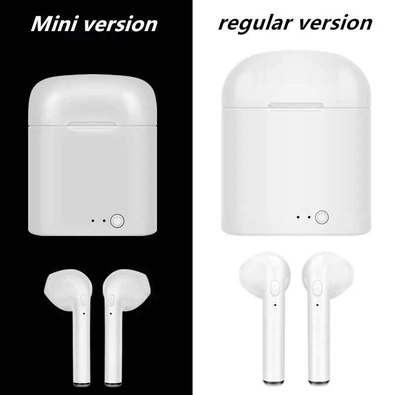 I7s миниатюрные высокоподходящие Bluetooth наушники Музыкальная гарнитура Спортивные