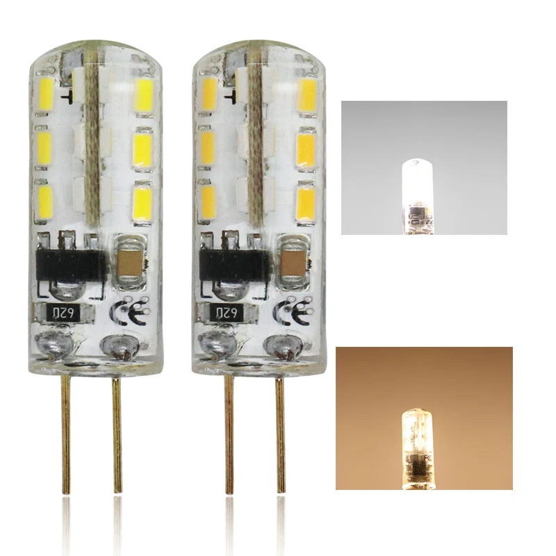 JCKing с регулируемой яркостью 110V 220V SMD3014 24 светодиодный s G4 цоколь 2 Вт ламп замена