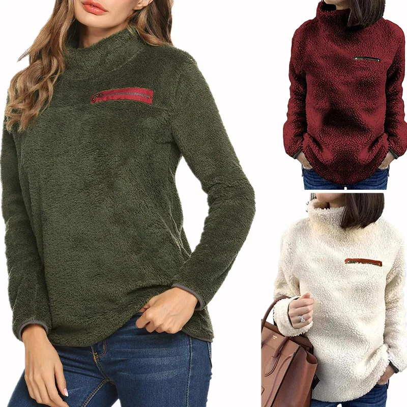 

ZOGAA Hoodies Women Harajuku Large Size Trendy Solid O-neck Womens Pullover Students Long Style Full Sleeve Ladies Sweatshirts