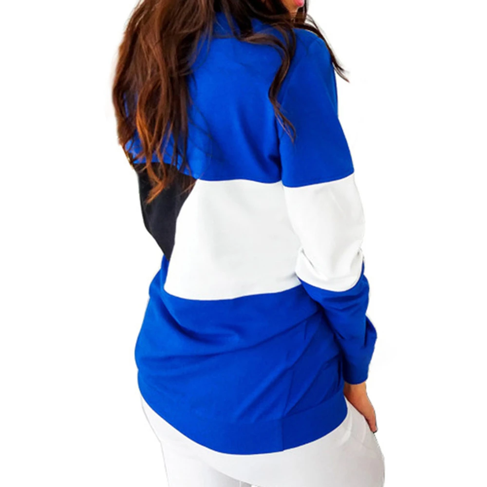 Женская толстовка с капюшоном длинным рукавом и круглым вырезом - купить по