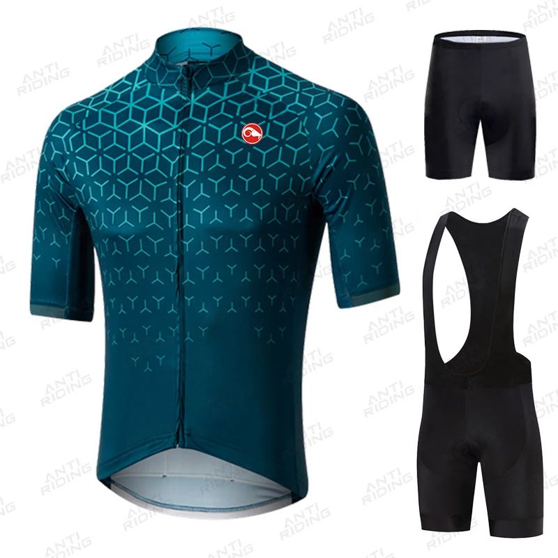 2021 Cycling Jersey Set Pro Team Cycling Clothing Maillot Cycling Clothes Bib Shorts Set Men Bike Ropa Ciclismo Bike Triathlon