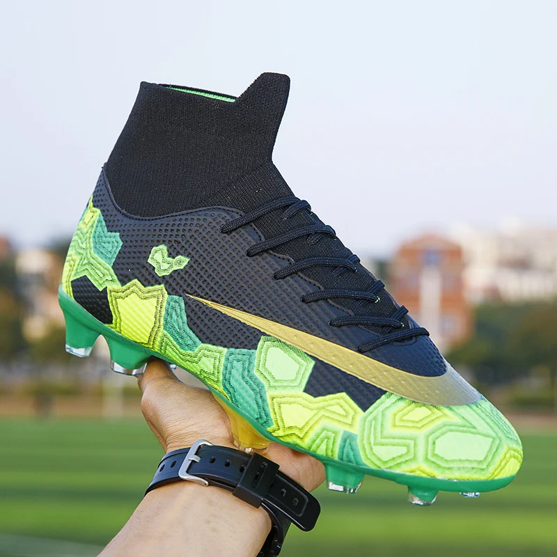

New Arrive Football Boots Men Soccer Shoes Futsal Soccer Cleats Training Sport Sneakers For Adults Turf Shoes Zapatos De Futbo