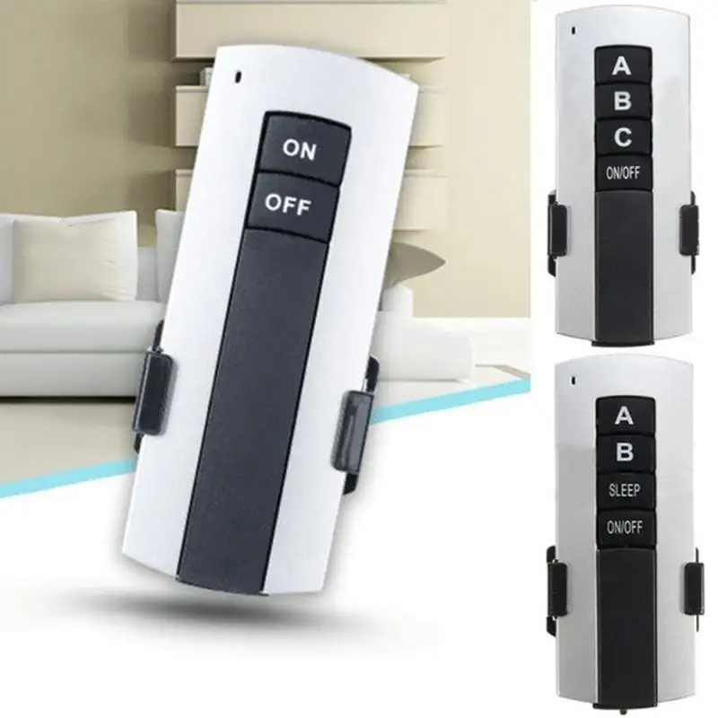 1/2/3 Channel ON/OFF 220V Wireless Remote Control Switch Receiver Transmitter for Lamp Light Ways Digital | Обустройство дома