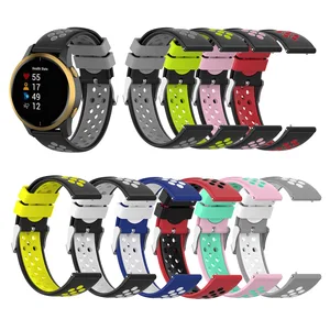 Watch Band for Garmin Venu/Vivoactive 3, 20mm Quick Release Silicone Sport Waterproof Replacement Strap for Forerunner 645/245 Watch Band for Garmin Venu/Vivoactive 3, 20mm Quick Release Silicone Sport Waterproof Replacement Strap for Forerunner 645/245