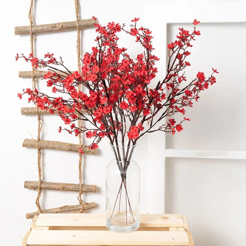 Гипсофила искусственная Цветочные белые ветки качественные искусственные цветы