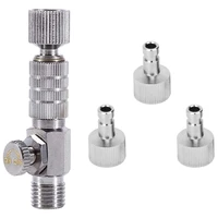 airbrush quick release air flow control coupler with 18inch male coupler fitting connections adjustment valve