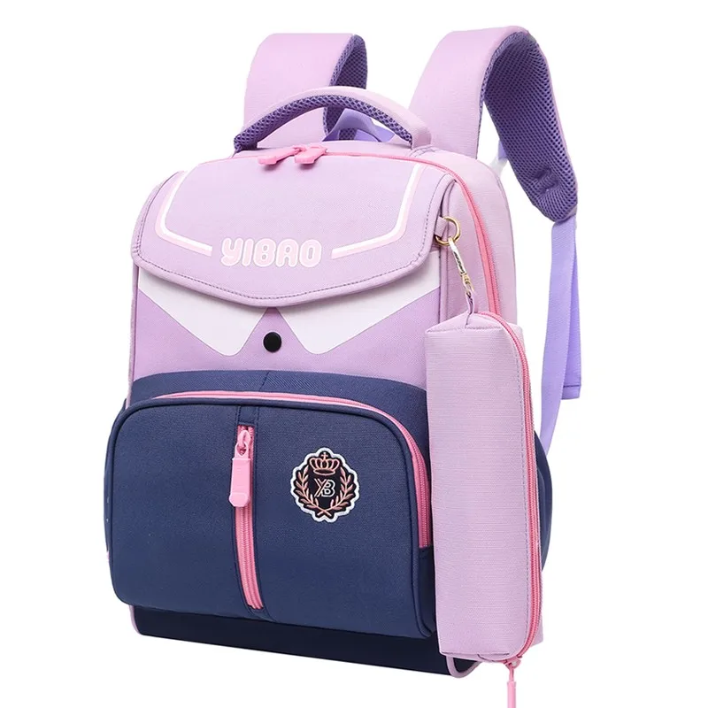 Детский ортопедический рюкзак, милый школьный ранец для девочек, водонепроницаемые дорожные портфели, школьные ранцы для учеников начальн...