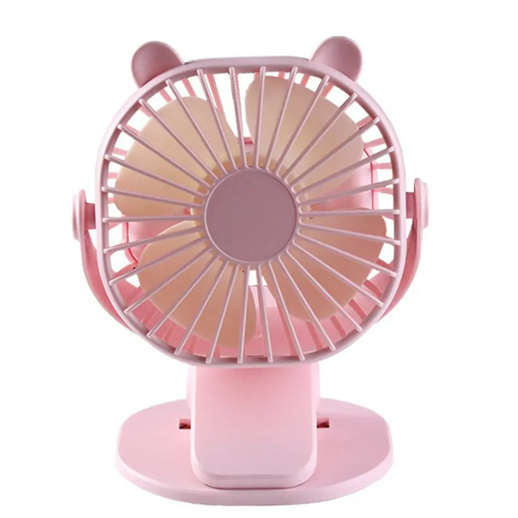 

Usb Powered Fan With Clip 3 Speeds Strong Airflow Small Fan With Sturdy Clamp Quiet Personal Desk Fan Clip Fan