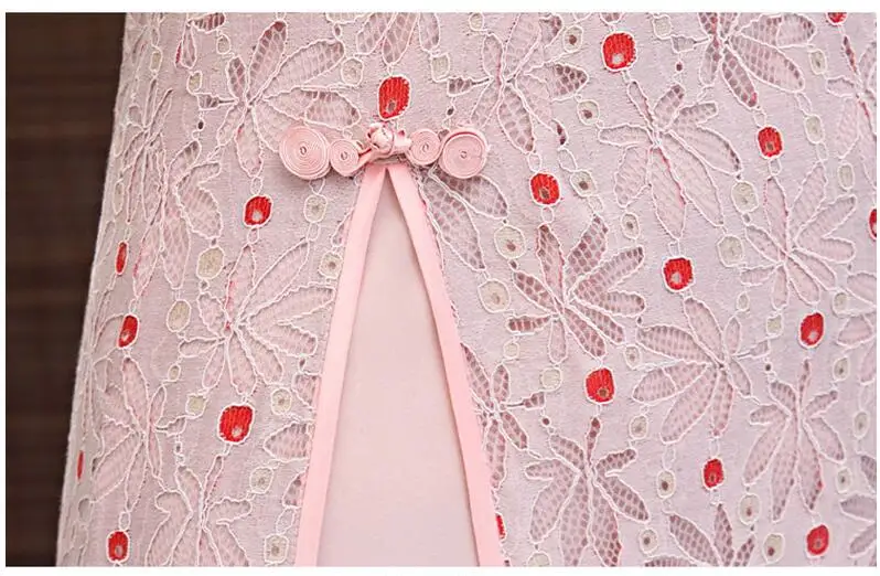 Вечерние, вьетнамские, aodai, Китайская традиционная одежда для женщин, qipao, короткий рукав, кружевное, китайское, восточное платье, современное, cheongsam