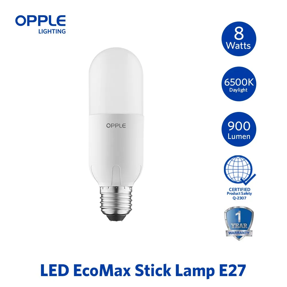 Энергосберегасветодиодный Светодиодная лампа OPPLE E27 EcoMax Stick Lamp 8 Вт 13 15 теплый