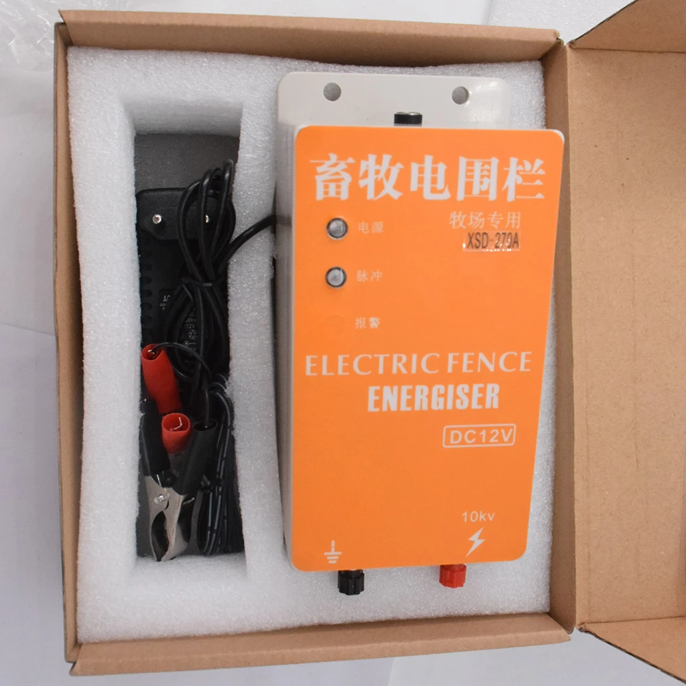 

Farm Electronic Fence 5/10/20KM Solar Controller 110/220V Animal Horse Cattle Poultry Farm Shepherd Dog Alarm Livestock Tool