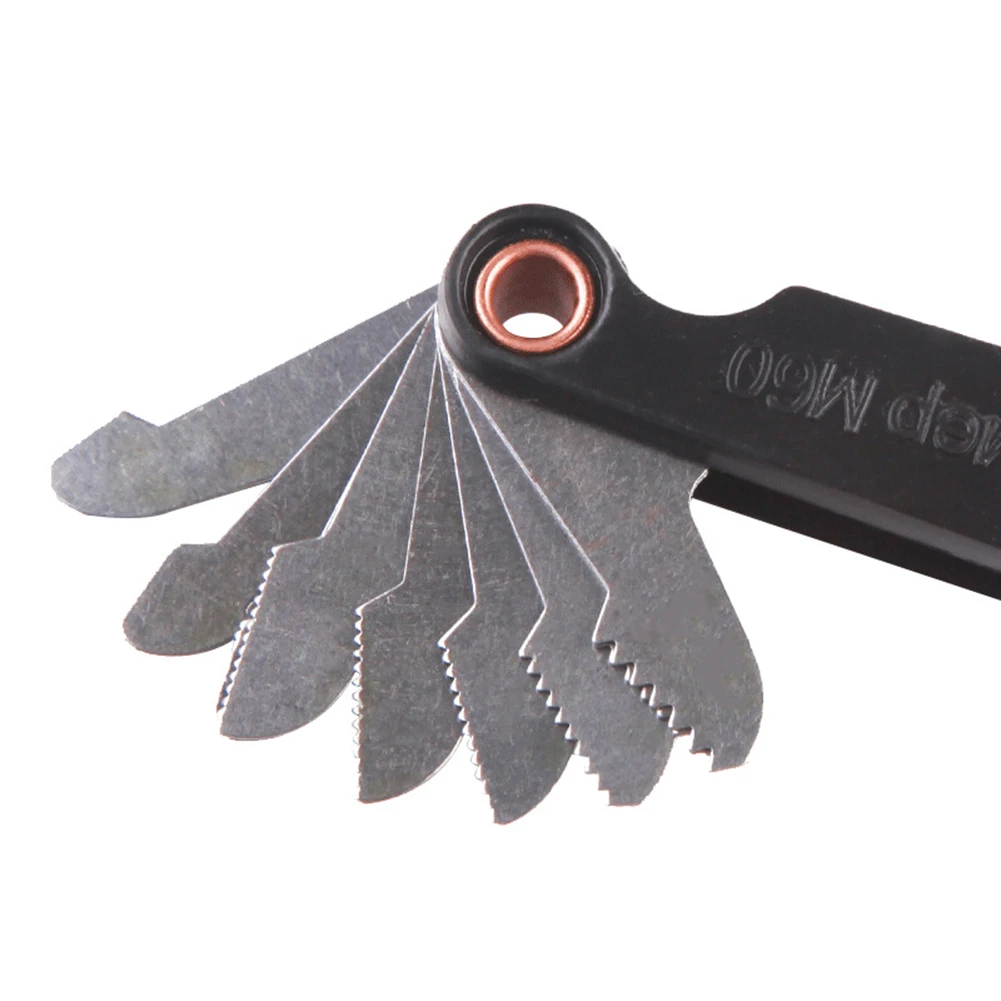 

Thread Measuring Gauge Tool Iron 0.4-6.0mm Inspection 1pc Imperial System