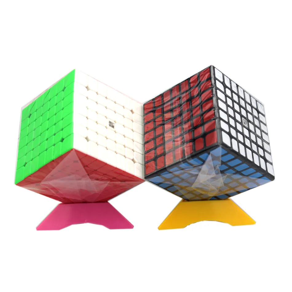 YJ YuFu 7x7x7 кубик Рубика Магнитный магический скоростной куб YongJun Stickerless