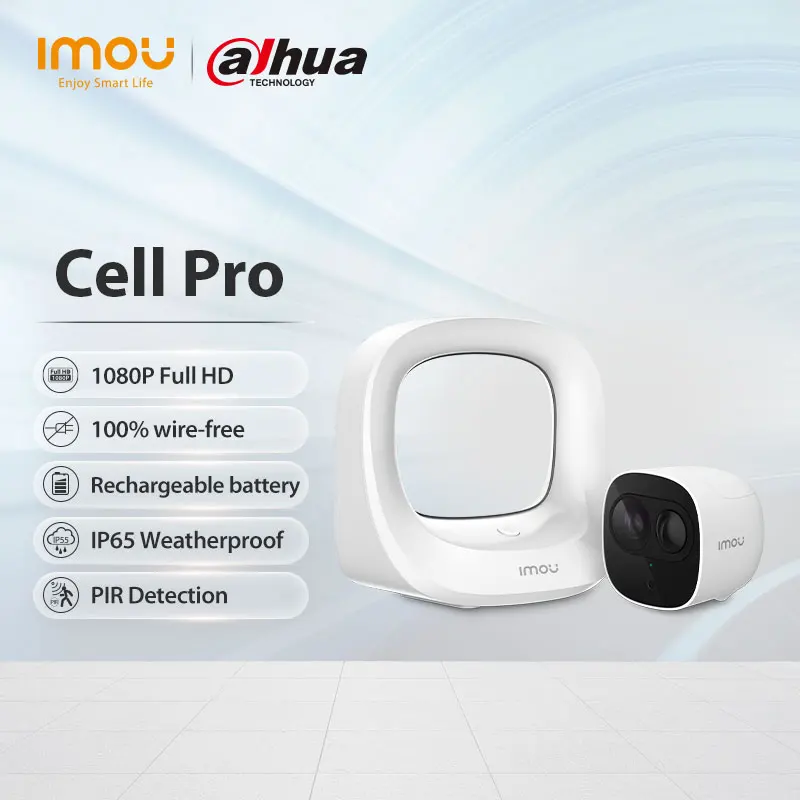 Dahua imou Cell Pro 1080P уличная IP камера видеонаблюдения Беспроводная система