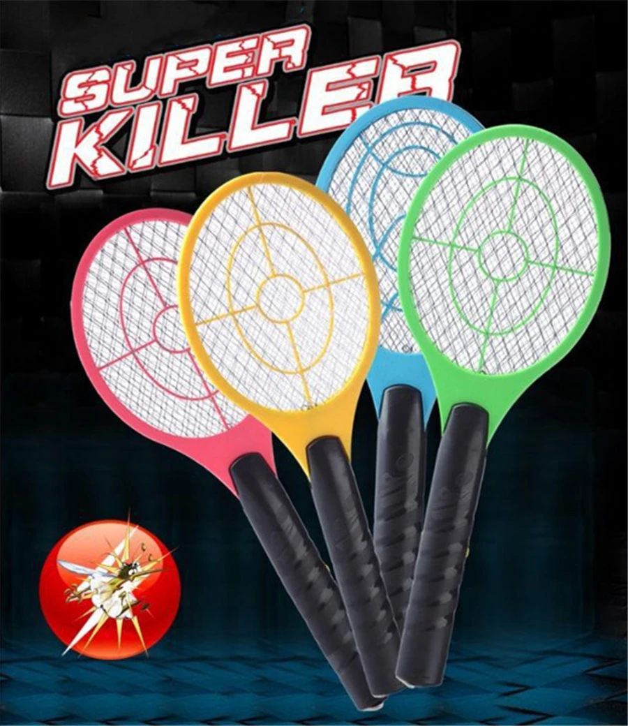 Электрическая мухобойка насекомые жуки ракетка Москитная Отпугиватель