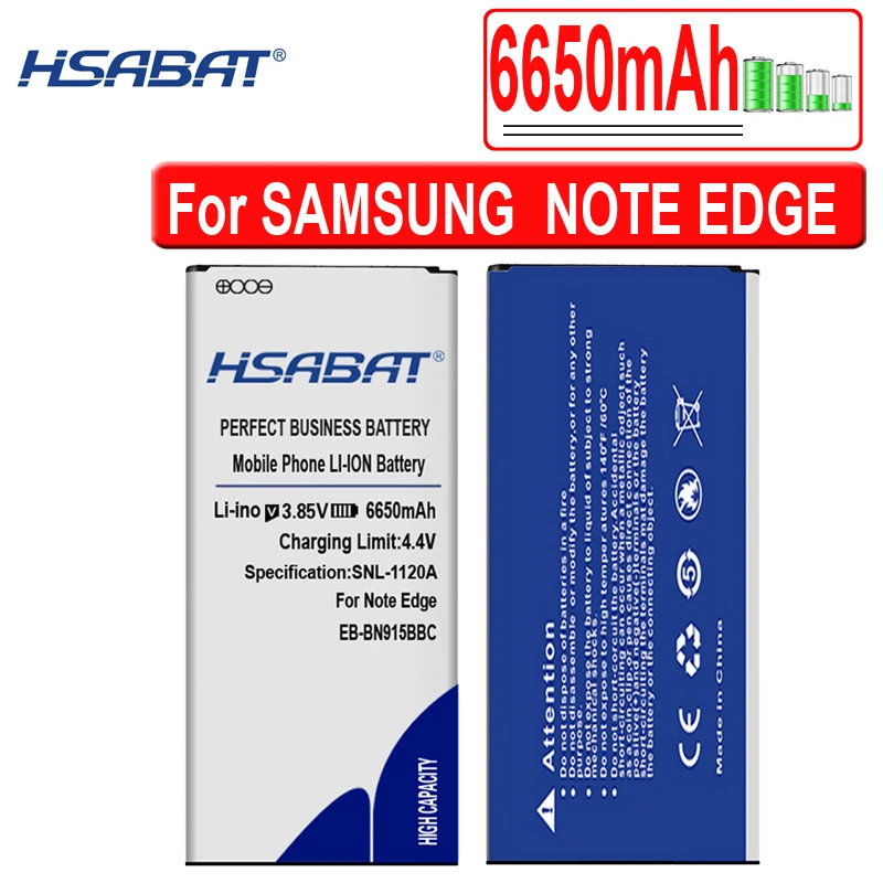 HSABAT B800BC EB-BN910BBE EB-BN920ABE EB-BN950ABE EB-BN915BBC Батарея для samsung Galaxy Note 3 4 5 8 для Note edge