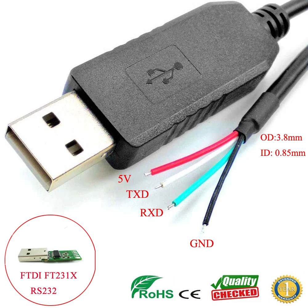 Кабель-адаптер FTDI FT231XS с USB-портом RS232 на USB 2 0 | Компьютеры и офис
