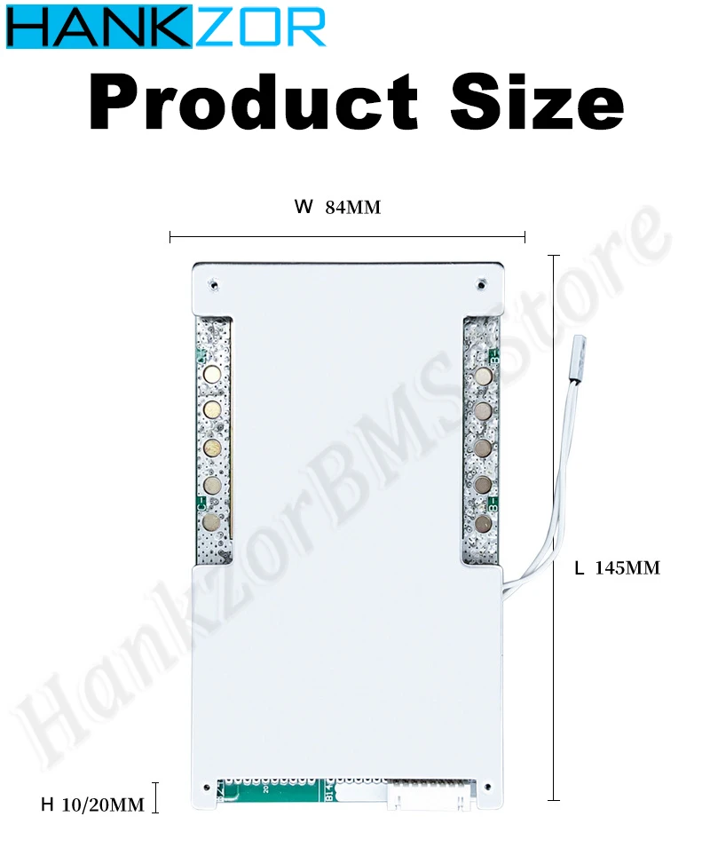 

Hankzor Wholesale 7S 24V Li-Ion 100A 200A Bms with Ntc for Battery Pack Electric Vehicle Cascade Wiring Method Supported