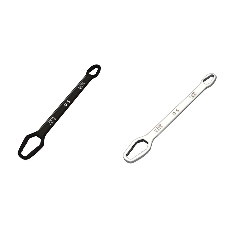 

Ratchet Wrench Universal Spanner 8-22Mm Double-Head Screw Nuts Wrench Repair Hand Tool For Car Bicycle Hand Tools