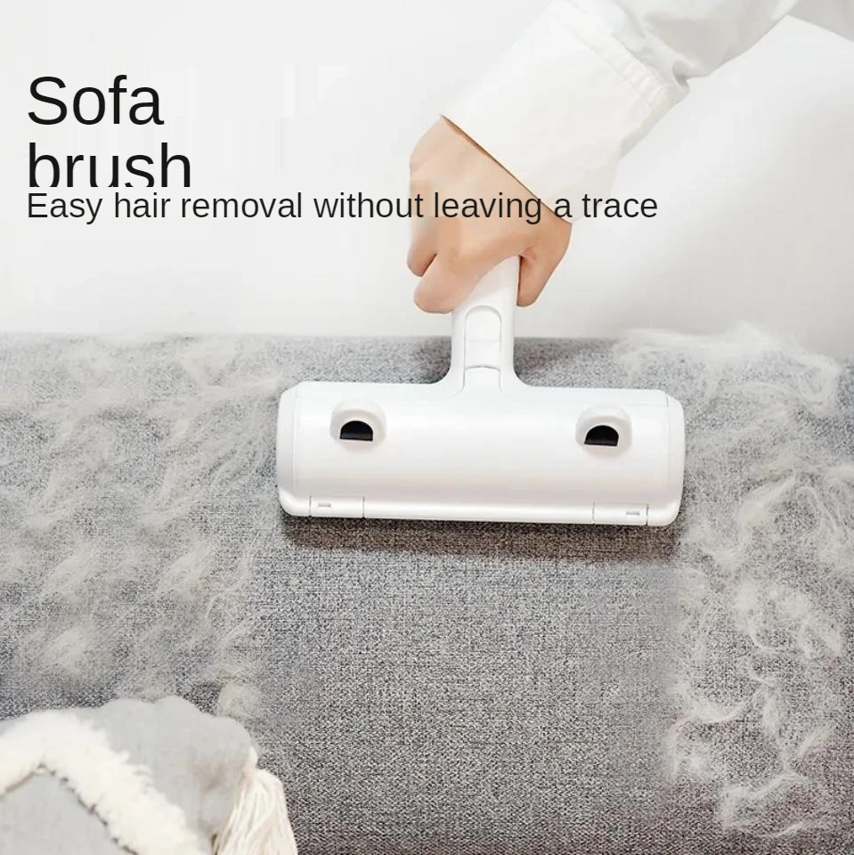 

2-Way Pet Hair Remover Roller Removing Dog Cat Hair From Furniture Self-cleaning Lint Pet Hair Remover One Hand Operate