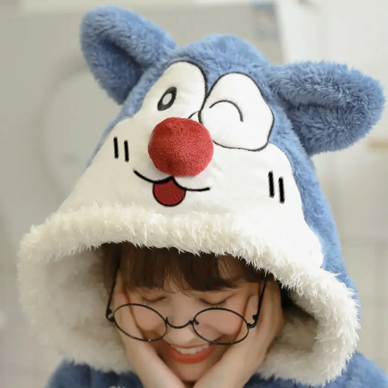 Coral Velvet Pajamas for Women Thickened Plus Flannel Sleepwear Autumn and Winter Cute Home Service Suits Nightwear Pijama