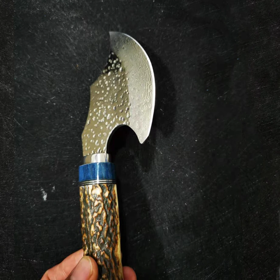 

Damascus 4 inch Mini axe light and sharp outdoor axe