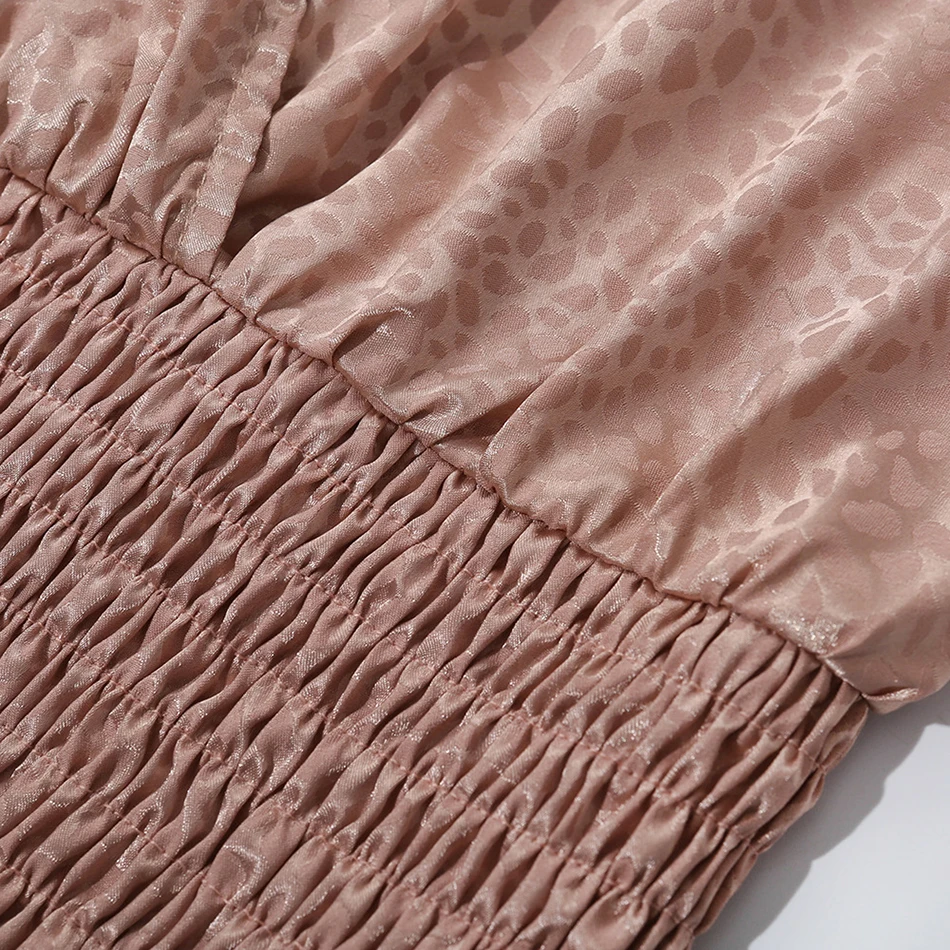 2021 новые летние женские с длинными рукавами и v образным вырезом платье Модные