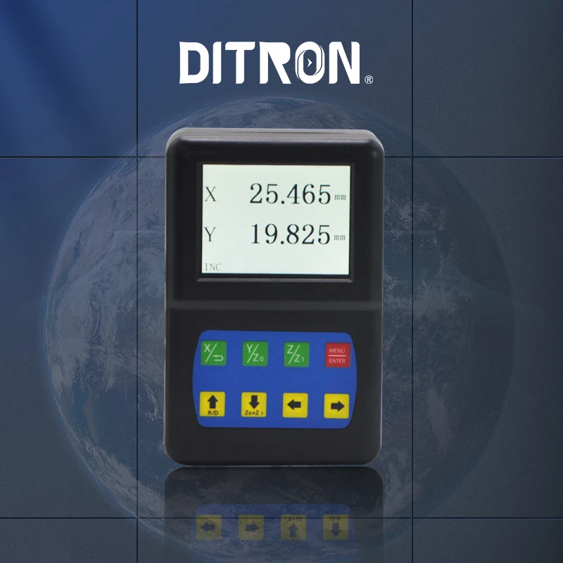 A set of 2 Axis Dro Plastic Digital Readout and Magnetic Encoder Scale 0-1000mm 5um/1um for Lathe Machine | Инструменты