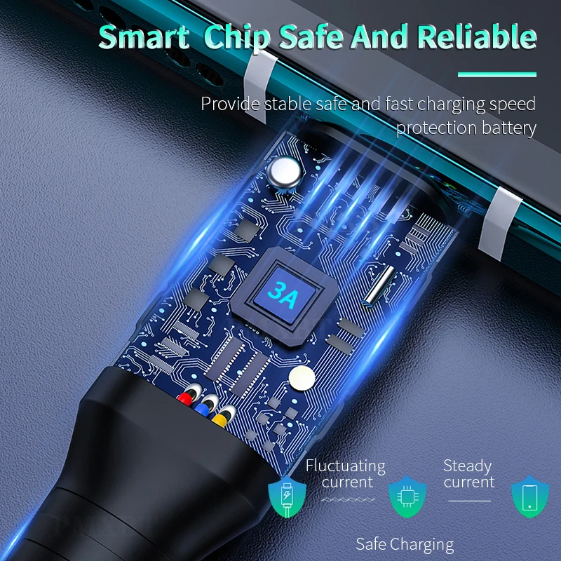 USB Type C PD кабель для Samsung S10 S9 60 Вт 3A Быстрая зарядка Type-C зарядный Дата-кабель Xiaomi Redmi