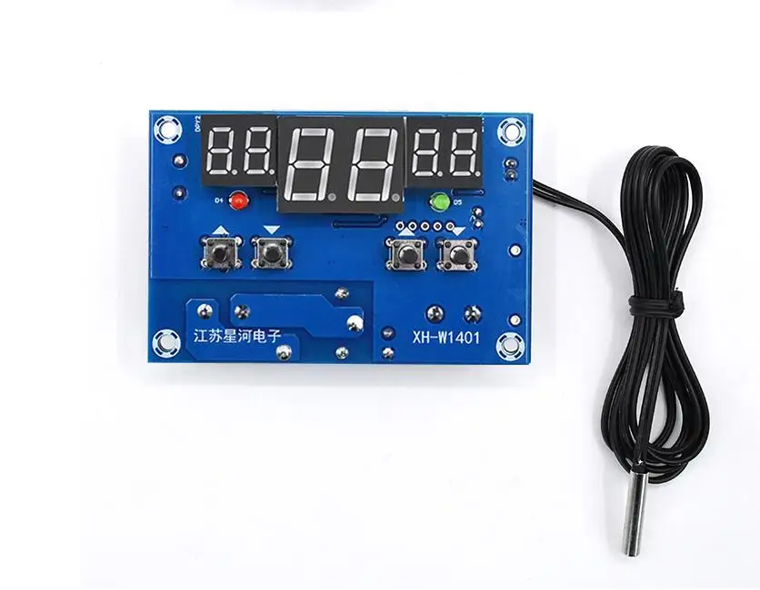 Цифровой дисплей регулятор температуры термостата переключатель 12В/24В 10A