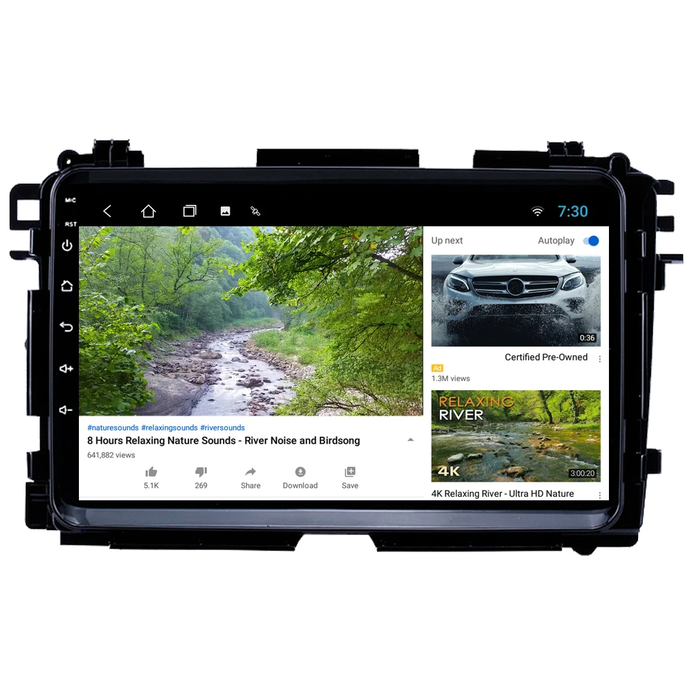 RoverOne для Honda Vezel HR-V HRV 2014 - 2017 Android 10 Авторадио автомобильный мультимедийный плеер