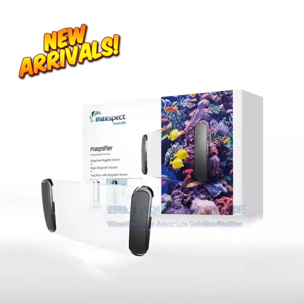 Maxspect Fragnifier аквариум увеличительный зритель водоросли Megnetic очиститель Frag стойки с магнитным креплением для морских/рифовых резервуаров